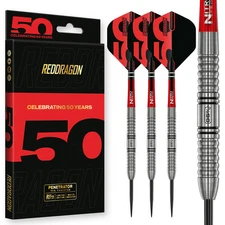 Red Dragon 50 Year Penetrator 4 Steel Tip Darts 23 gram 95% Tungsten