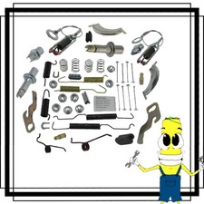 Complete Rear Brake Drum Hardware Kit For Plymouth Cuda 1970-1974 With 10 Drums Complete Rear Brake Drum Hardware Kit For Plymouth Cuda 1970-1974 With 10 Drums