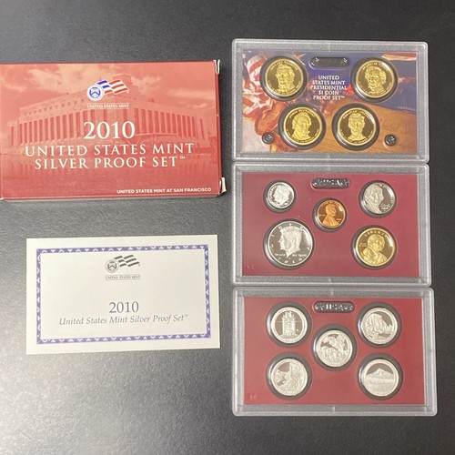 Lot Of 12 - 2010-2022 US Mint Silver Proof Sets Complete Box COA OGP 90% & .999 - 第 13/13 張圖片