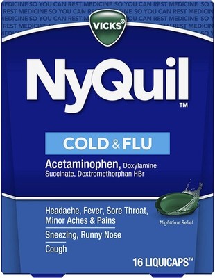 Nyquil Liquicaps 16ct DXM Size 16 Count (Pack of 1), .. 