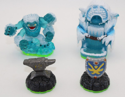 Skylanders SPYRO'S ADVENTURE Pack- Empire Of Ice, Slam Bam, Shield, Anvil Lot...
