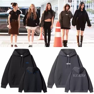 LE SSERAFIM SAKURA CHAEWON YUNJIN KAZUHA EUNCHAE CRAZY HOODIE ZIP
