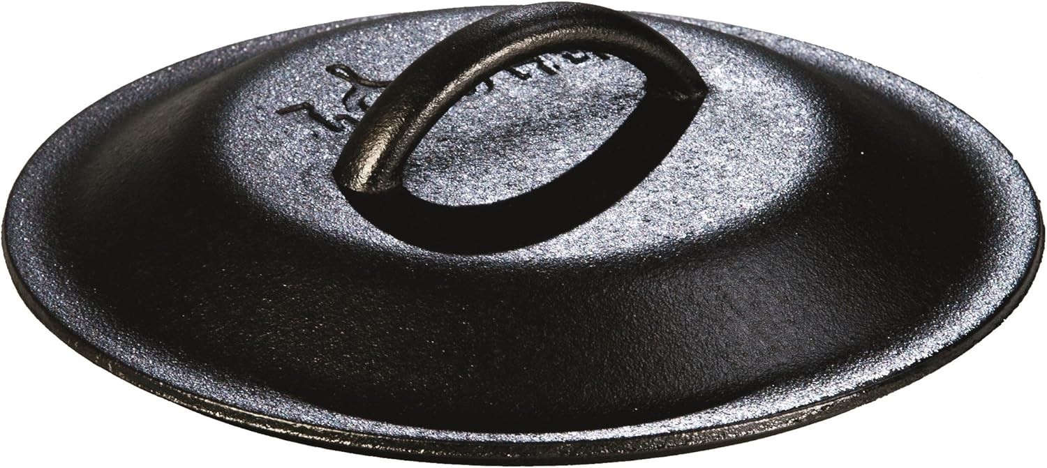Lodge L5IC3 8-Inch Cast Iron Lid 8 Inch, Black 