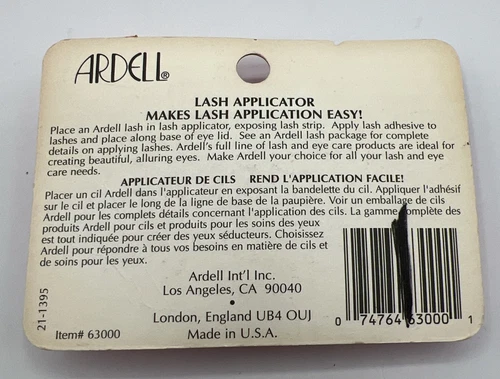 4 Vintage ARDELL FASHION LASHES BROWN STYLE EYELASHES -100% Human Hair - Picture 5 of 6