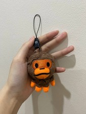 A Bathing Ape Baby Milo Plush Keychain Monkey Doll Charm NWT Authentic
