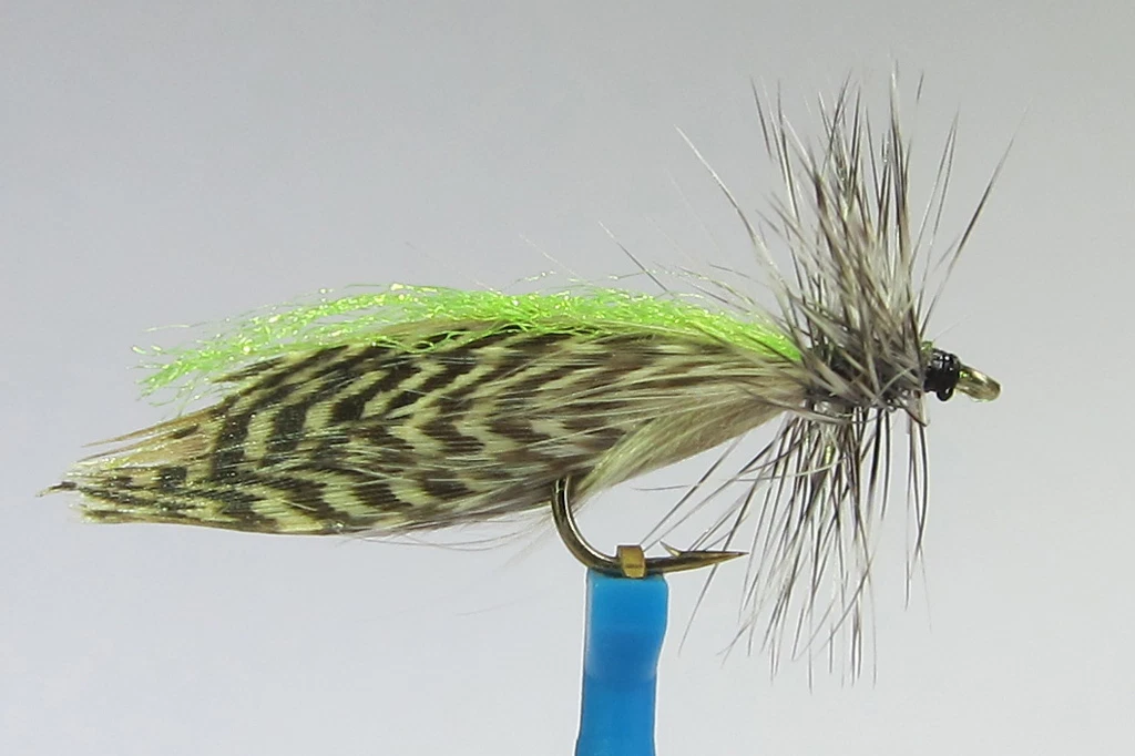 Mouches de Pêche  Damoiselle Noir  Paquet De 8 Pour Truite Pêche