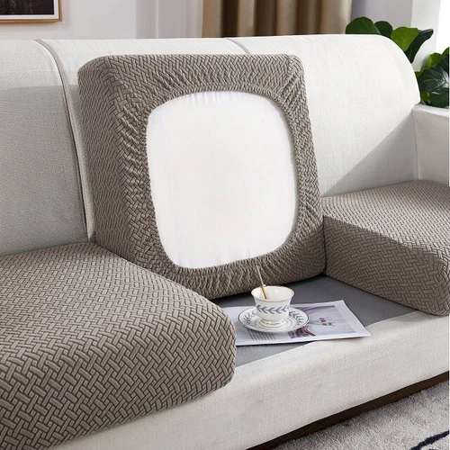 Dicke Jacquard Sofakissenbezüge Schoner Couchbezüge Anti-Staub Schonbezug - Bild 8 von 35