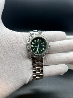 Breitling Colt Quartz Stainless Steel Green Dial M50036 With
