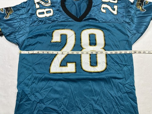 Vintage NFL Jacksonville Jaguars Fred Taylor #28 Champion Jersey Football Top 48 - Picture 3 of 10