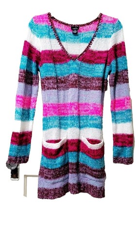 sweater dress rue 21 MILLE Brianna in Black L/XL loose fitting sleeve gathered at the shoulder with a fitted ribbed cuff 9 Pieces, 18 Outfits. How
