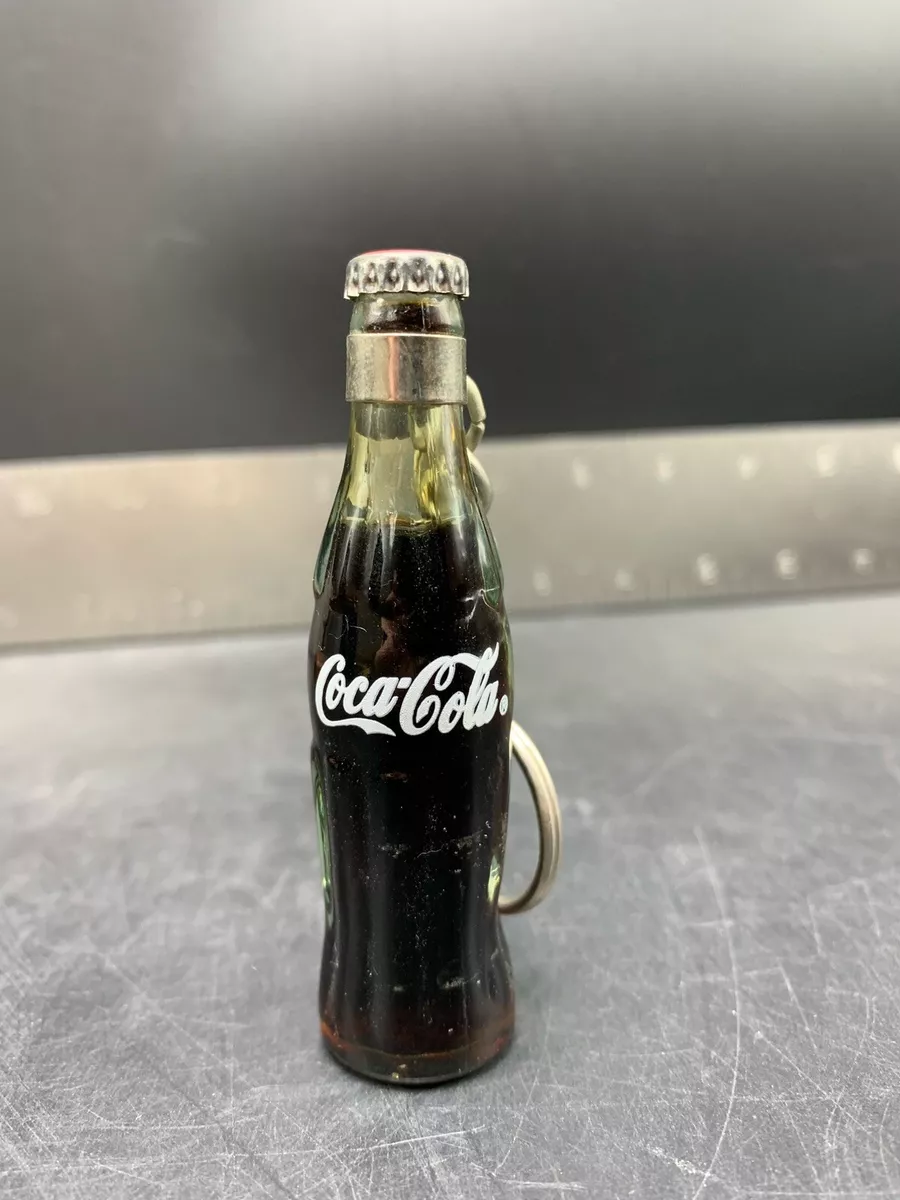COCA COLA Albany NY Coke mini Bottle w liquid keyring key chain keychain 3