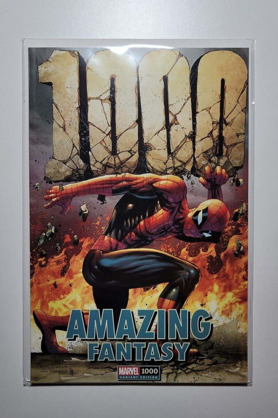 AMAZING FANTASY #1000 TYLER KIRKHAM NYCC EXCLUSIVE VARIANT NM SPIDER-MAN VENOM