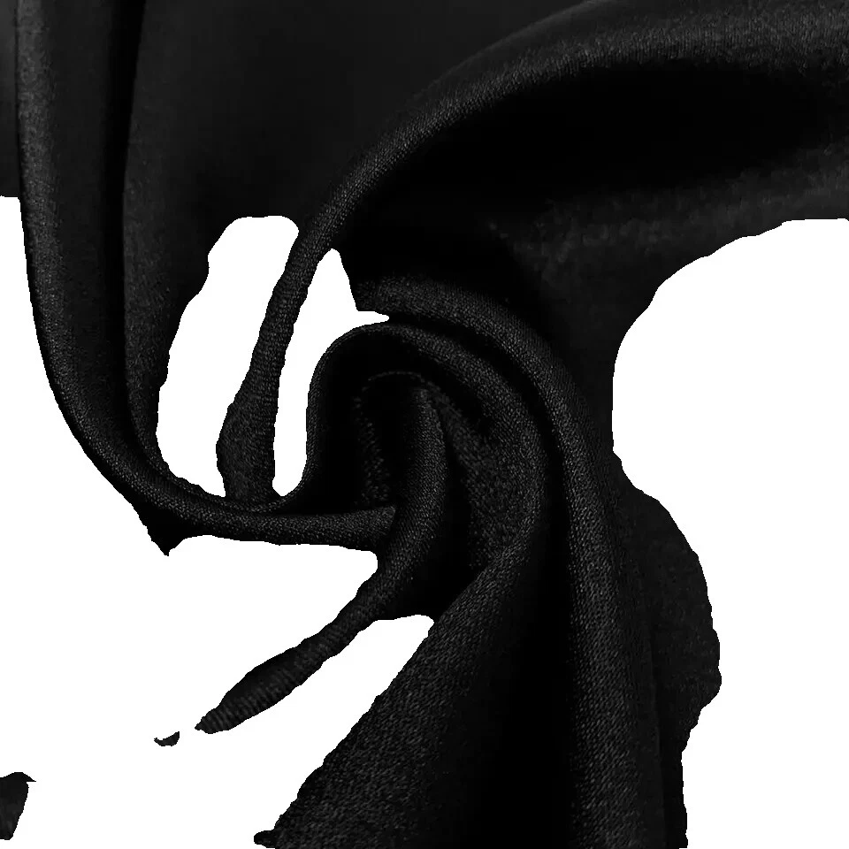 Satin Black Craft Fabrics