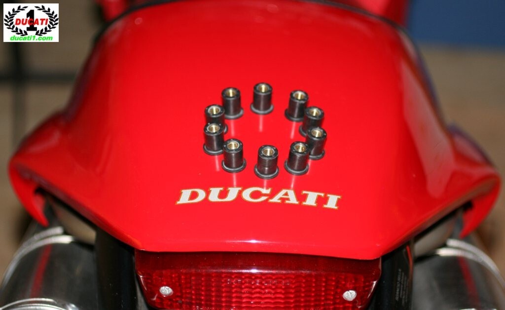 Ducati Rubber Fairing well nuts Fasteners 748 916 996 998 888 M6 Cagiva Mito X10