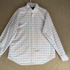Polo Ralph Lauren Men Size XL Check Regent Fit Cotton Long Sleeve Casual Shirt
