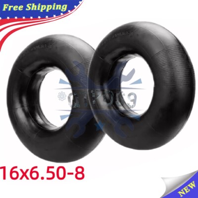 2PK 16X6.50-8 Inner Tube For Lawn Mowers Tractor Garden Carts Tire 16x6 ...
