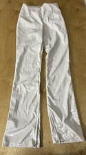 Fashion Nova High Mileage Faux leather pants Beige Size Medium 27  X 33  