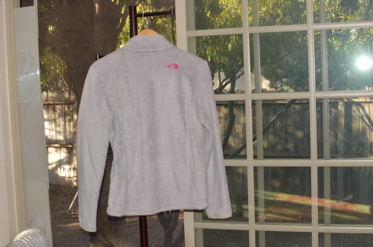 North Face Womens outdoor zip up fuzzy fleece sweater Sp