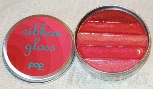 Pop Beauty Red Ribbon 5 brillo de labios brillo de labios lata sellado - Imagen 3 de 3
