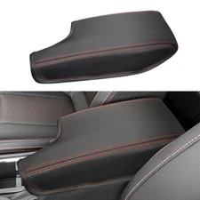 For Subaru Crosstrek Impreza 2017-2023 Armrest Cover Center Console Leather