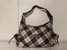 KINLOCH ANDERSON Scotland Plaid Satchel Shoulder Handbag