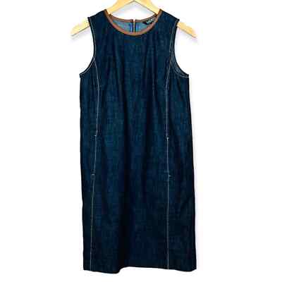 lauren ralph lauren denim cotton shift dress Lauren Ralph Lauren Women's Plus Size Denim Shift Dress - Jones Street Wash