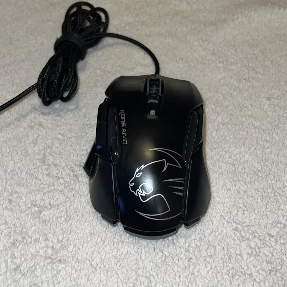 ROCCAT ROC-11-815-BK Kone AIMO 12000dpi Gaming Mouse Black Great Condition Works - Image 2 of 4
