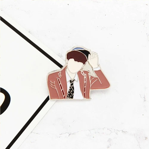 Kpop Bangtan Niños Suga Metal Pin Ropa Broche Accesorios Colección de Fans