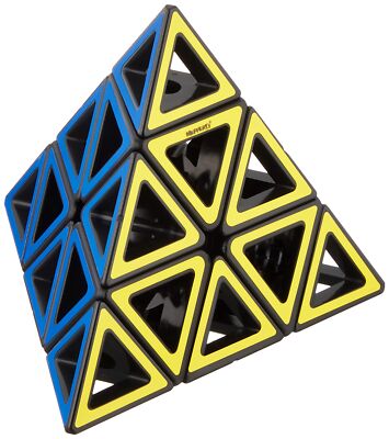 HANAYAMA Katsuno Pyraminx Skelett Kunststoff Multicolor 3D Puzzle Rollen Puzzle
