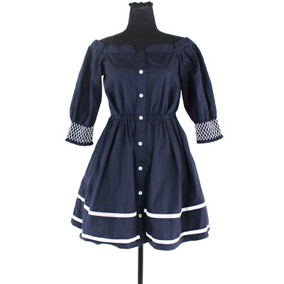 white christmas dresses Cotton Voile Mini Dress