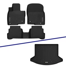 OEDRO Floor Mats Trunk Mats Cargo Liners For 2017-2025 Mazda CX-5 TPE Anti-Slip