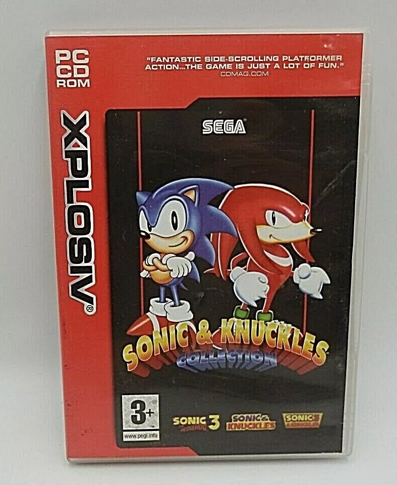 Sonic The Headgehog Lot 3 Set R & Knuckles Colletion CD ROM PC Windows  Japan JP