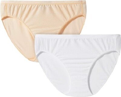 LAPASA Ladies Quick Dry Breathable Nylon Briefs Women Mid Rise US S Or US XL