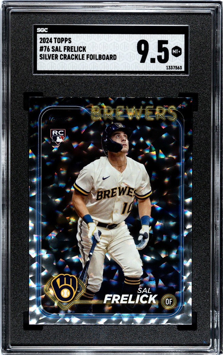 2024 Topps Sal Frelick Silver Crackle Foilboard RC #76 SGC 9.5 | eBay