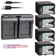Kastar Battery Dual Charger for JVC BN-VG138  JVC Everio GZ-N5 Everio AA-VG1