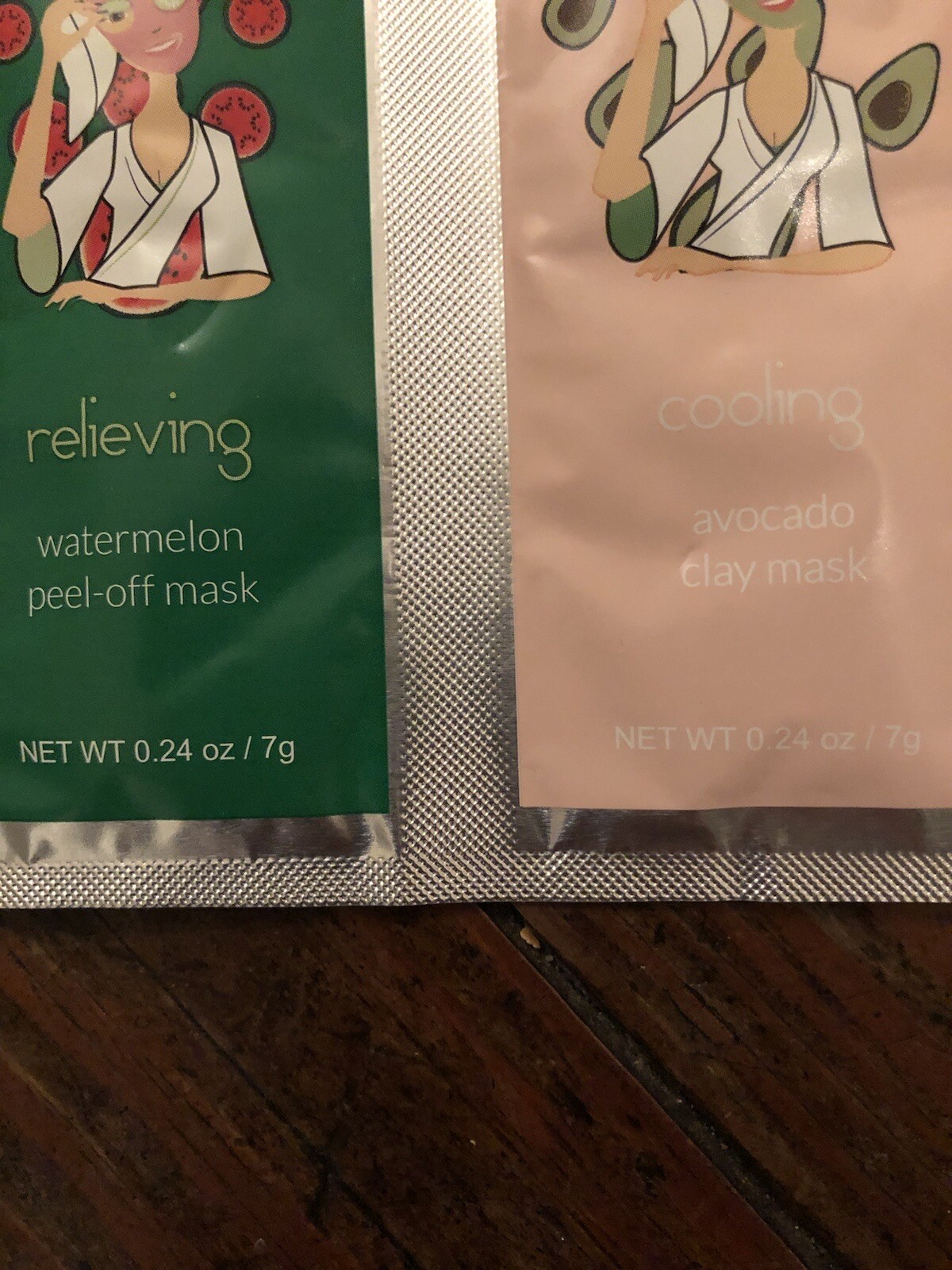 Que Bella Face Masks Lot of 4 Packets Relieving Cooling Plumping Selfie