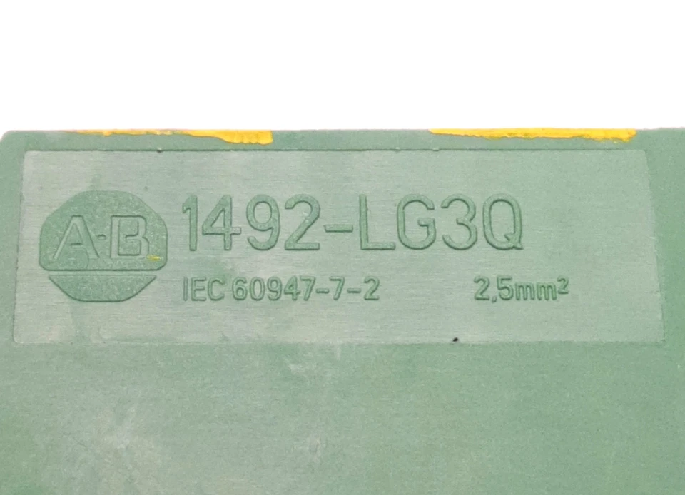 Lot Of 8 Allen Bradley 1492-LG3Q Feed Through Grounding Terminal Block 600V - Image 2 of 4