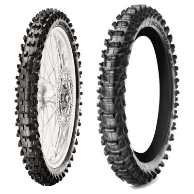 PAAR MOTORRADREIFEN PIRELLI 70/100-17 MX32 MID S + 80/100-12 MX S
