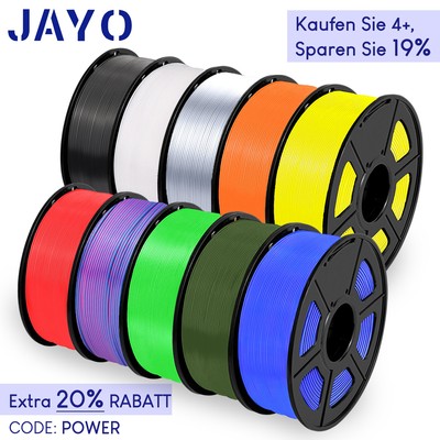 JAYO 1,75MM PETG PLA Matte SILK ABS PLA+ PLA+2.0 1,1KG 3D Filament ASA PVB 1KG