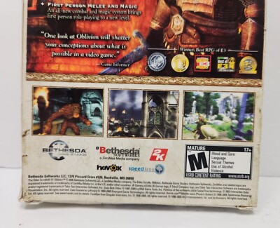 The Elder Scrolls IV: Oblivion – Jeu PC Windows (2006) – Meilleur RPG De L'E3