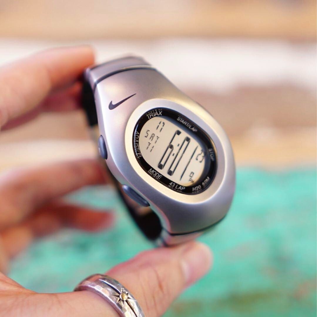 NIKE TRIAX WATCH Stainless steel silver men's digital quartz NIKE TRIAX WATCH Stainless steel silver men's digital quartz