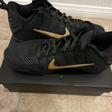 Nike Men s Black/Gold Kobe 11 Elite Low Protr...