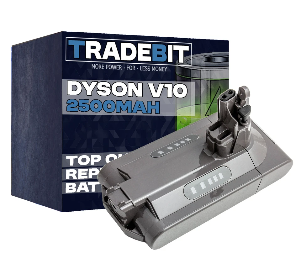 TRADEBIT Akku für Dyson V10 SV12 Cyclone V10 2600mAh Li-ion Staubsauger