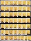 BANGLADESH INSURANCE 2 DIFFERENT 100 PCS REVENUE FISCAL USED STAMPS ASIA LOT