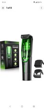Beard Trimmer for Men: All-in-One Vacuum Mustache Trimmer With Precision Dial,Ad