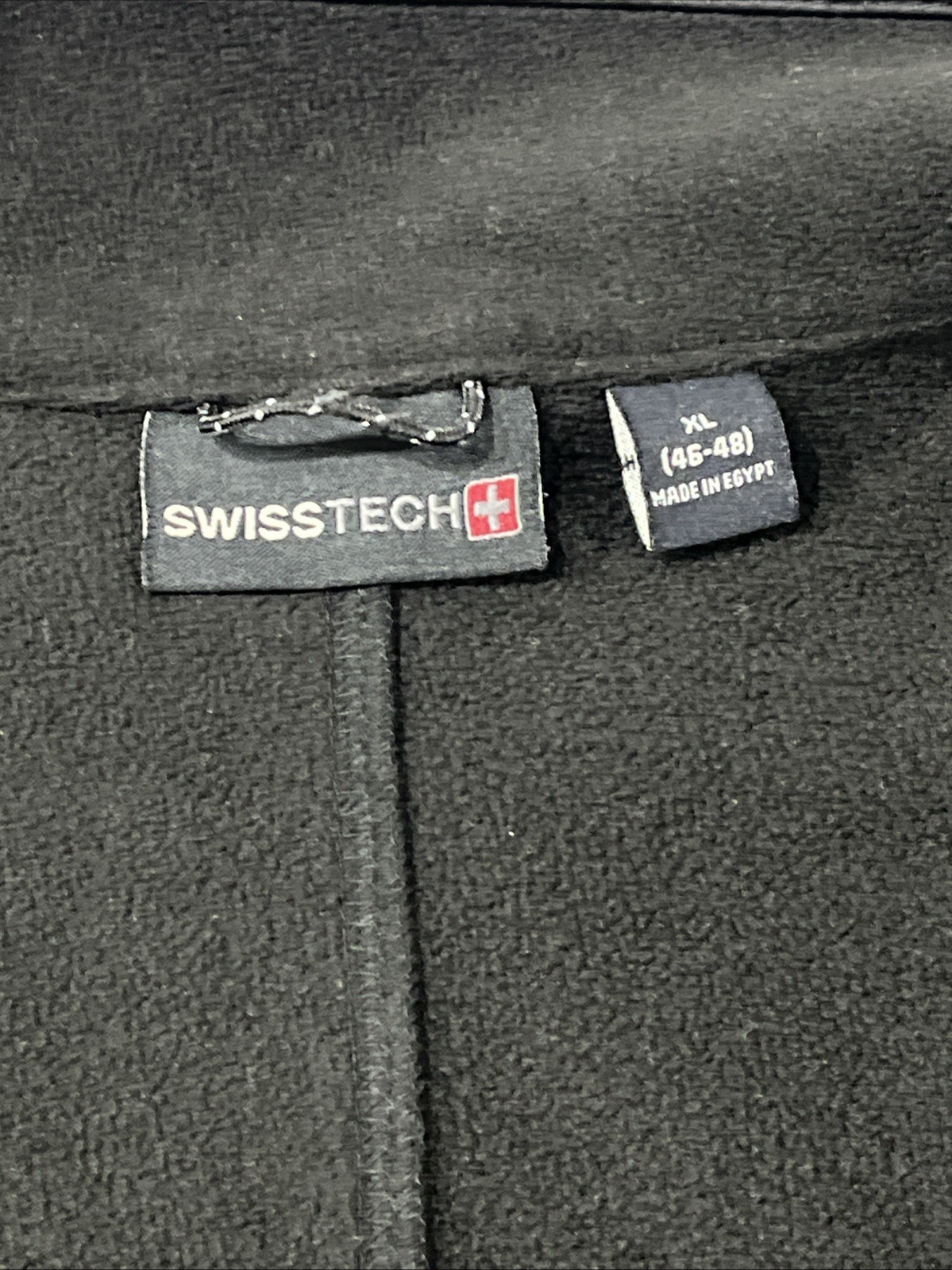 Swiss Tech Soft Shell Windproof Zip Up Black Jack… - image 3