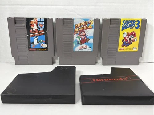 Nintendo NES SUPER MARIO BROS./DUCK HUNT & SUPER MARIO BROS.  2 & 3 UNTESTED GC