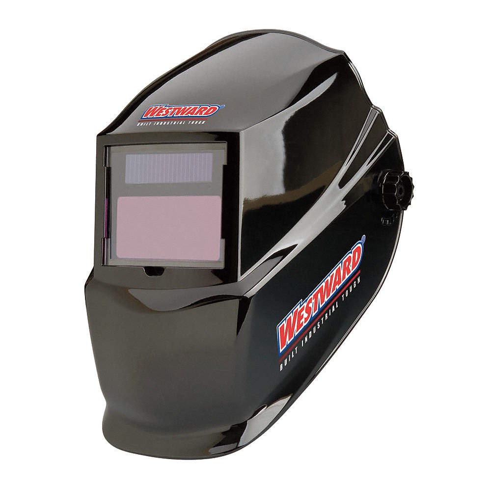 WESTWARD 4UZY8 Auto Dark Welding Helmet,10,Black 4UZY8