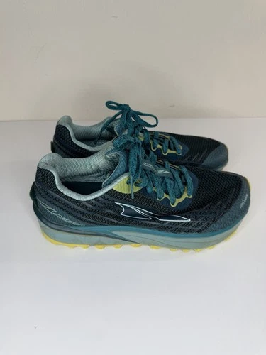 Altra Shoes Womens Size 6.5 Teal Trail Running Gaiter Trap FootShape ALOA4QTP016