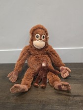 IKEA DJUNGELSKOG Orangutan Plush Set 26in Mini 7.75in Monkey Authentic NEW